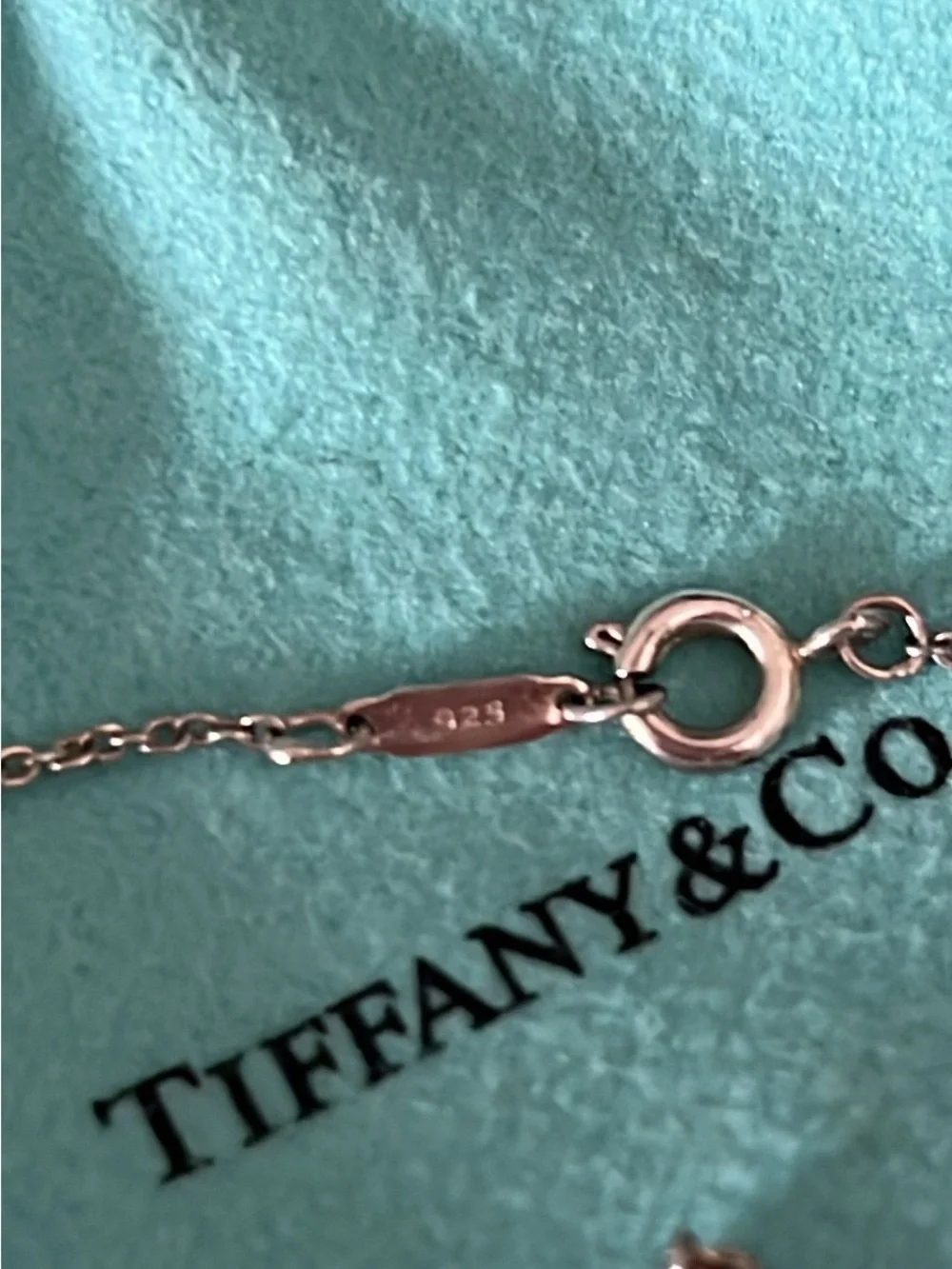 Tiffany & Co. Retired Sterling, silver hibiscus pendant necklace.